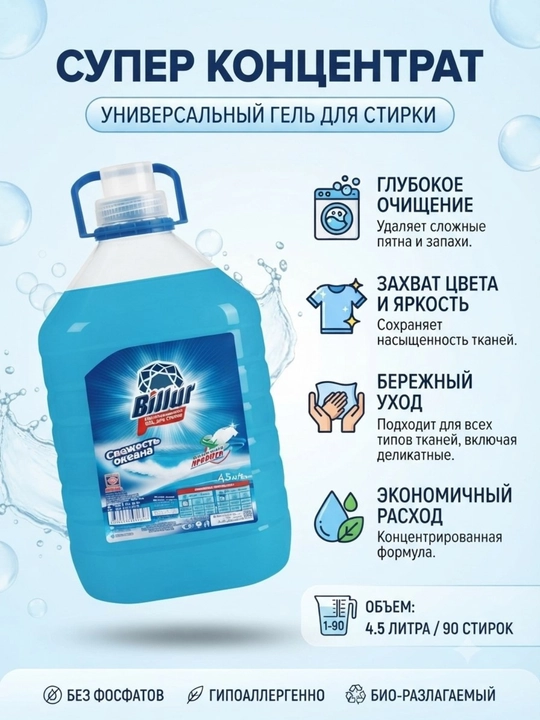 Kuchli formula matolar to‘qimalariga chuqur kirib borib, eng o‘jar dog‘larni ham samarali