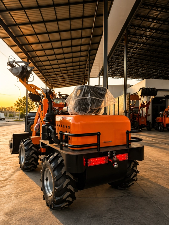 4×4 frontal dizel beton aralashtirgich-yuklagich, yangi 2026-yil, yuk ko‘tarish quvvati 500 kg