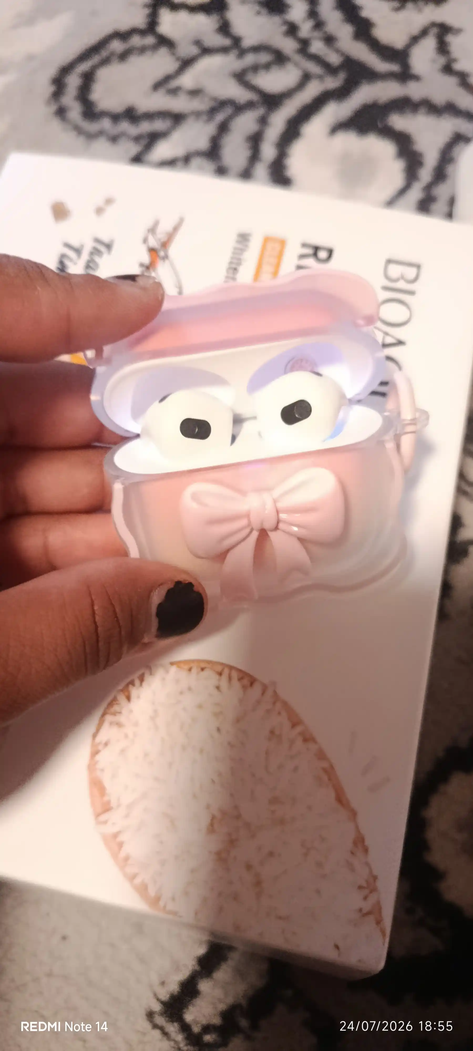 AirPods 1, 2/Pro, 3,4 simsiz quloqchinlar uchun g'ilof, iPhone airpods uchun chexol