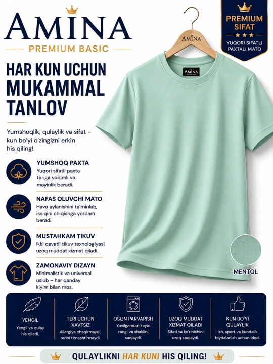 Erkaklar futbolkasi, erkaklar kiyimi, paxtali futbolka