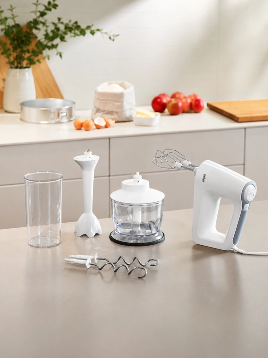 Braun mikser + blender + maydalagich Yevropada ishlab chiqarilgan - 