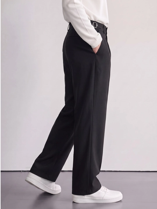 Erkaklar oversayz kenglikda klassik shimi, Old Money uslub, paxta va polyester