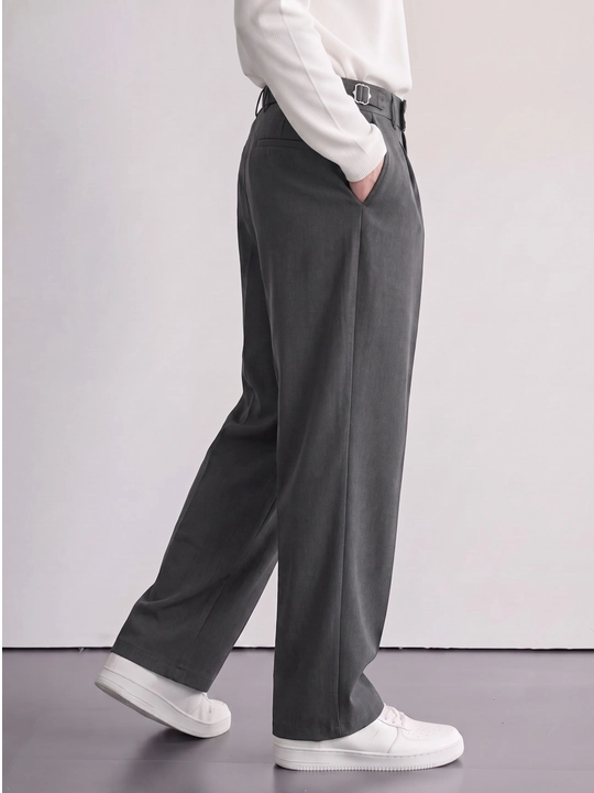 Erkaklar oversayz kenglikda klassik shimi, Old Money uslub, paxta va polyester