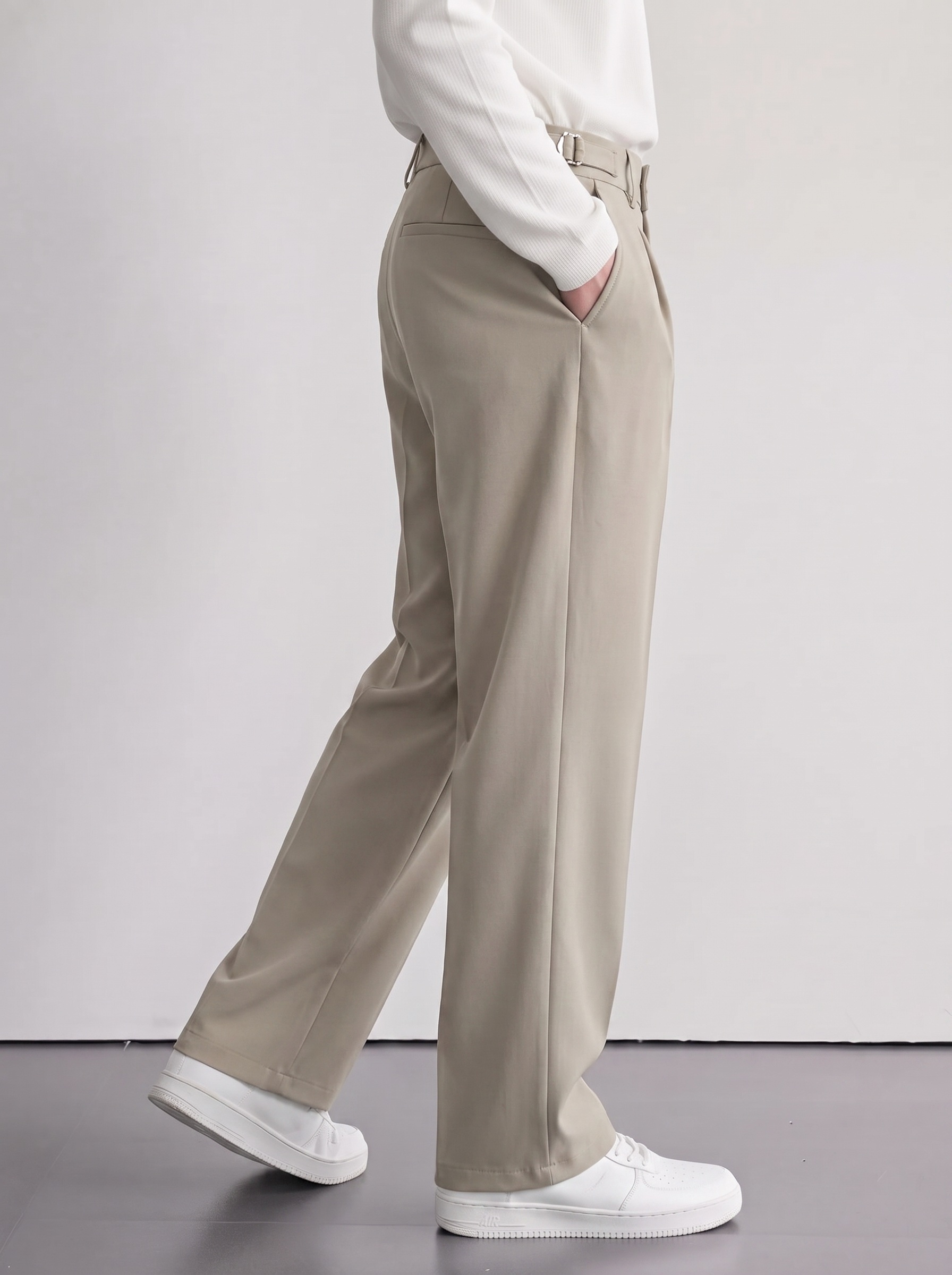 Erkaklar oversayz kenglikda klassik shimi, Old Money uslub, paxta va polyester