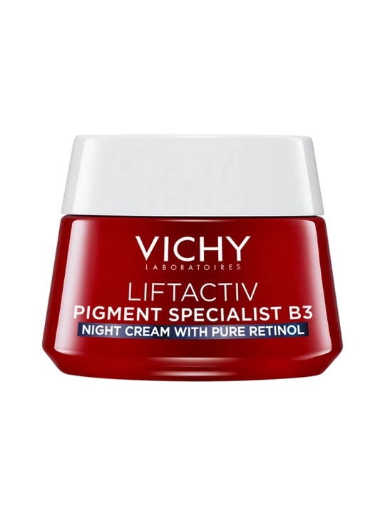 VICHY Liftactiv B3 Pigmentatsiya va ajinlarga qarshi retinolli tungi yuz kremi 50 ml