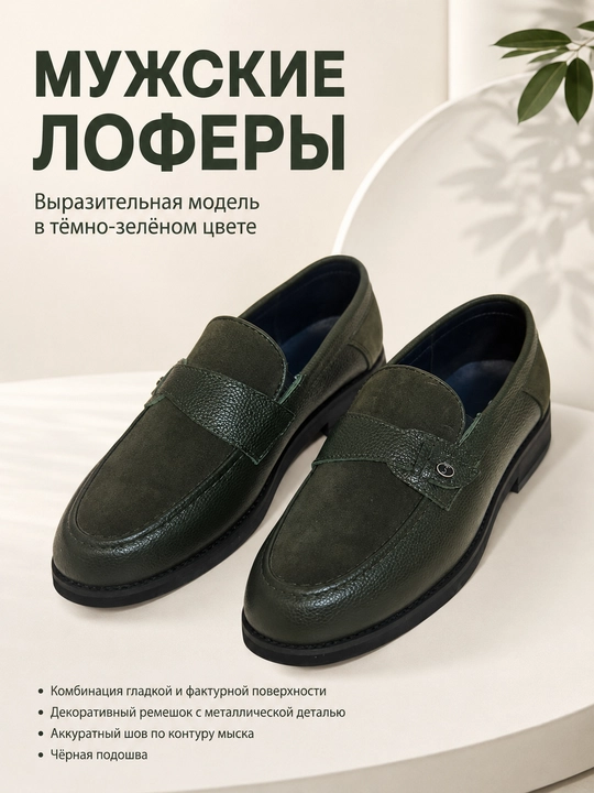 Мужские мокасины из натуральной кожи – комфорт на каждый день