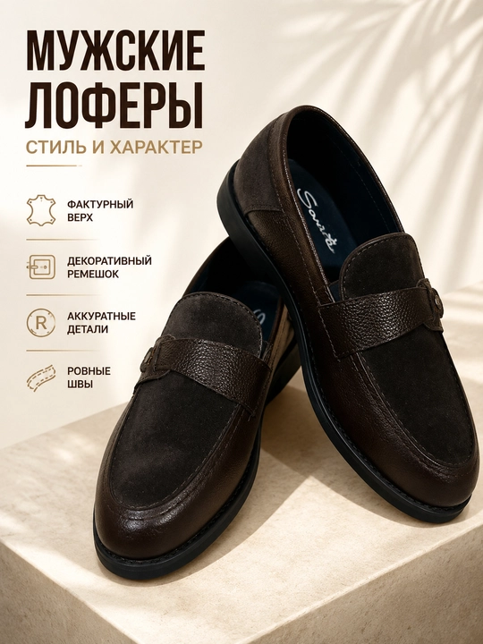 Мужские мокасины из натуральной кожи – комфорт на каждый день