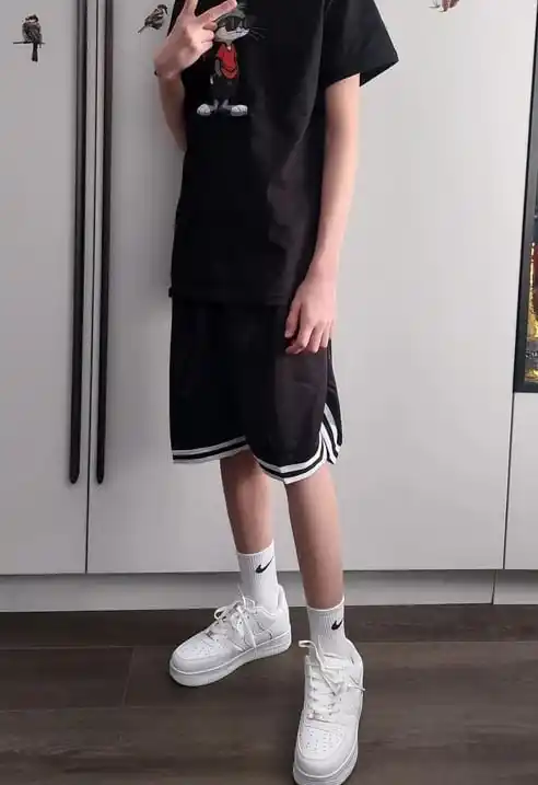 Cho‘ntakli erkaklar shortigi, nafas oluvchi, sport, kattalar va bolalar uchun, Dry-Fit