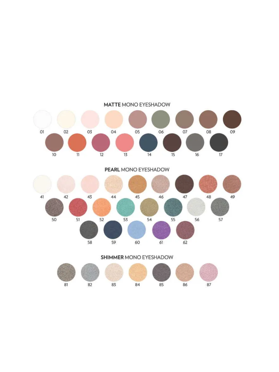 Тени SOFT COLOR PEARL MONO Eyeshadow