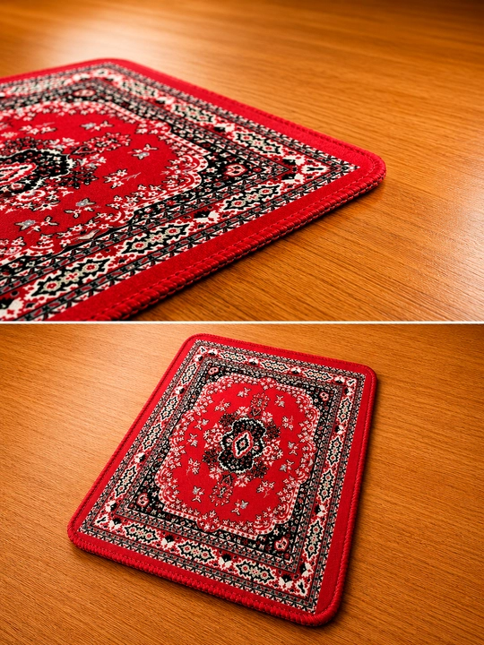 Sichqoncha uchun premium o‘yin tagligi fors gilami dizayni, sirpanishga qarshi