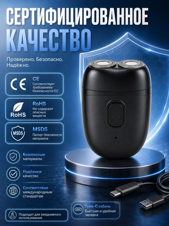 Elektr portativ mini ustara, trimmer, soqol olish mashinasi, mini shaver