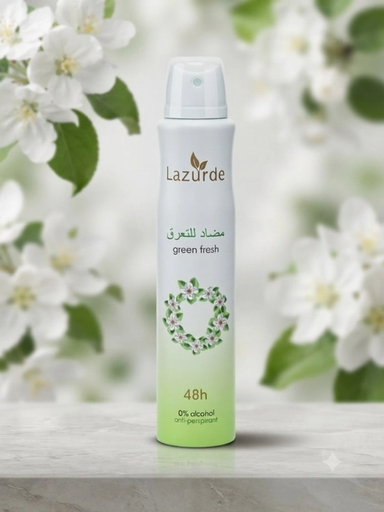 Lazurde brendiga tegishli aerozol dezodorant (antiperspirant)
