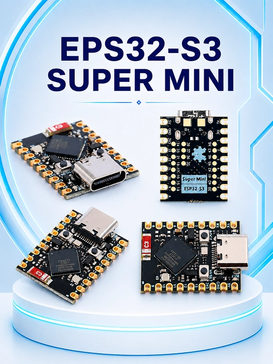 Микроконтроллер ESP32-S3 SuperMini 16MB Wi-Fi Bluetooth esp 32, робототехника