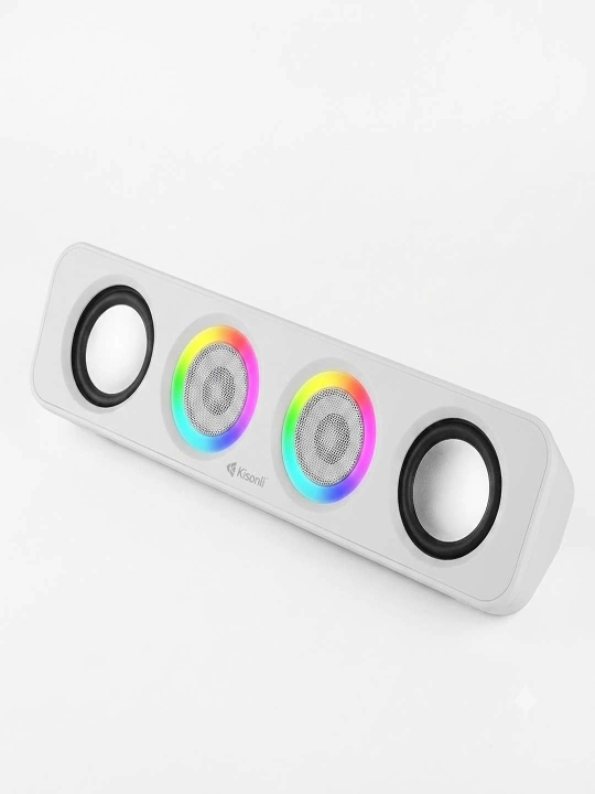 Компьютерные колонки Kisonli i-680BT, Bluetooth, AUX, 2x3W, акустическая система, саундбар