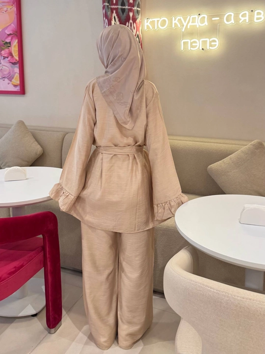 Ayollar uchun komplekt, kofta shim, ikki qismli kostyum, qulay kundalik kiyim,zamonaviy