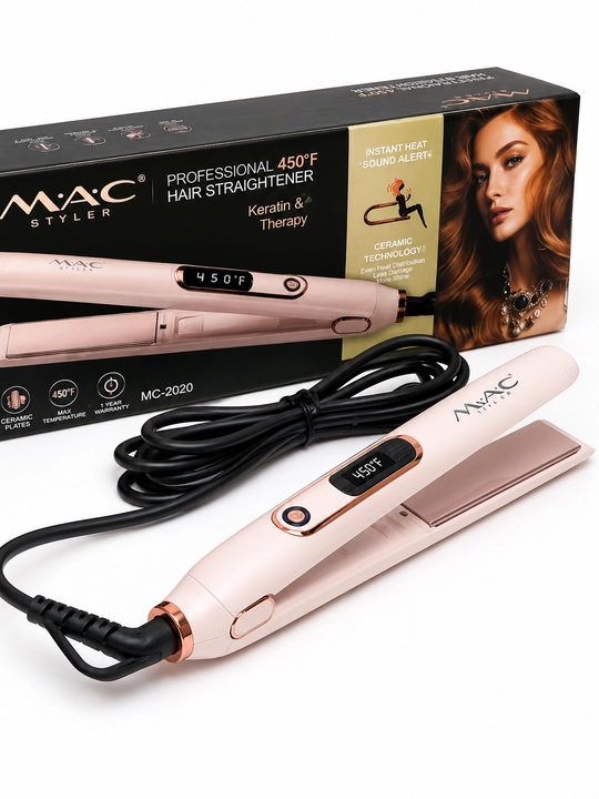 Профессиональный выпрямитель для волос MAC Styler MC-3082 со светодиодным дисплеем