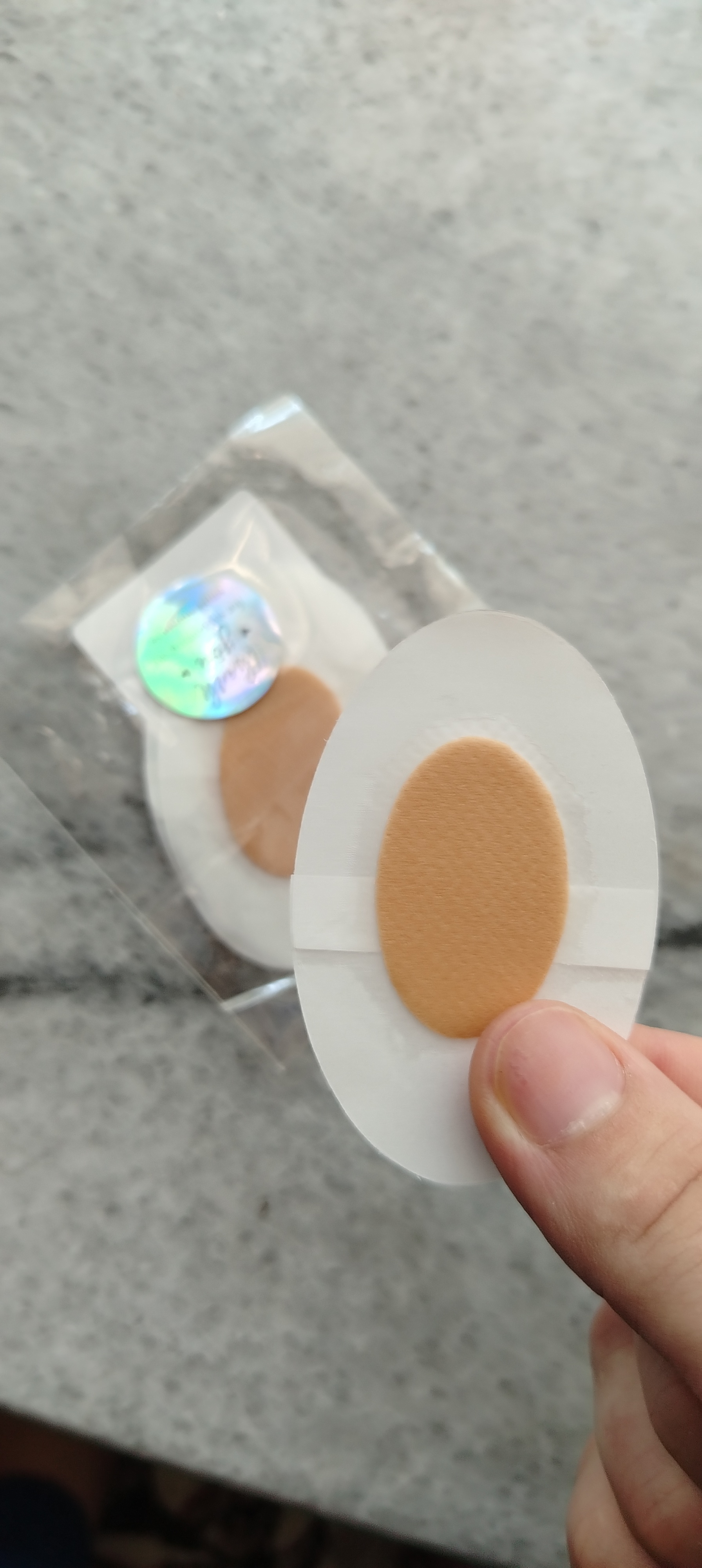 Gel asosida plastir, gidrokolloidli, teri uchun himoya