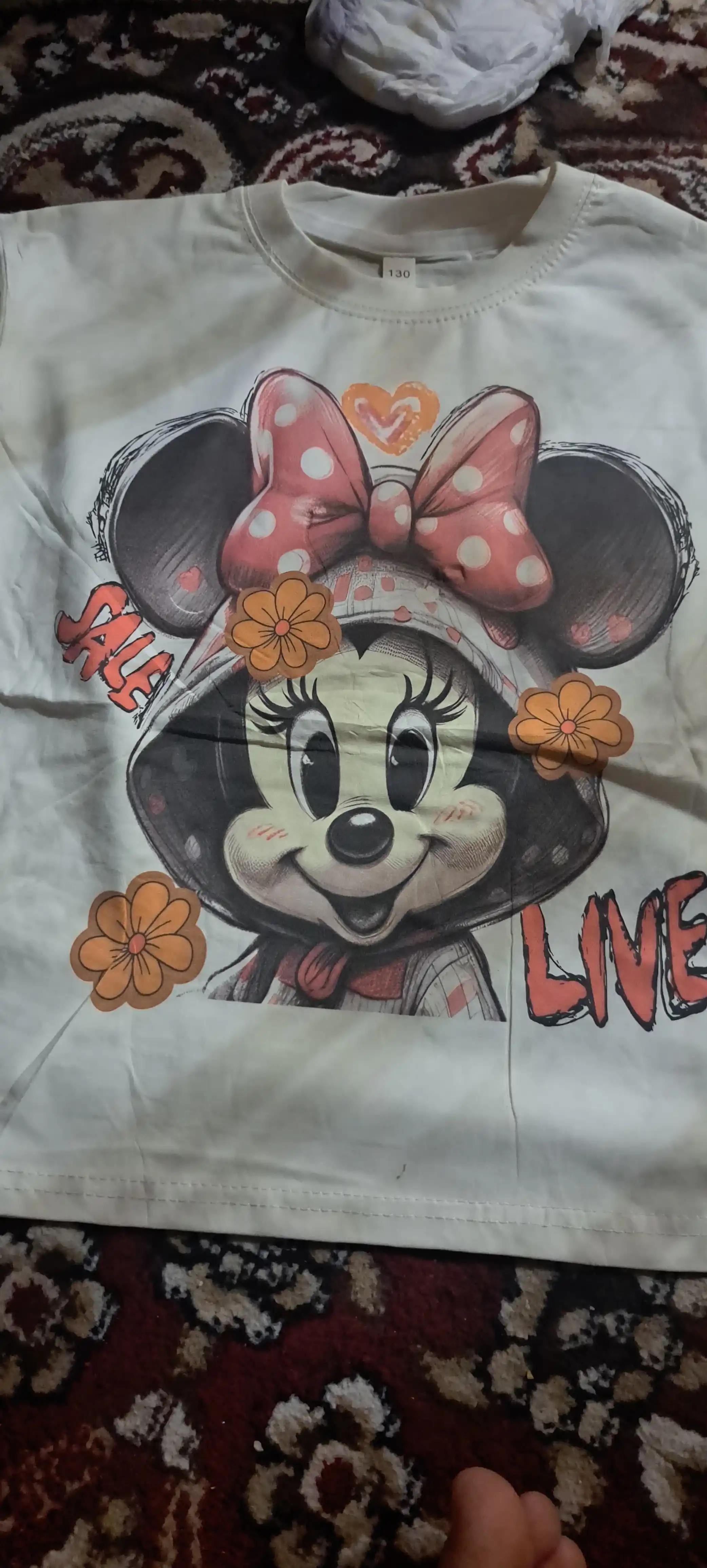 Комплект для девочек Minnie Mouse футболка и шорты
