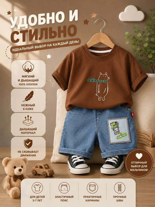 Летний костюм для мальчиков 