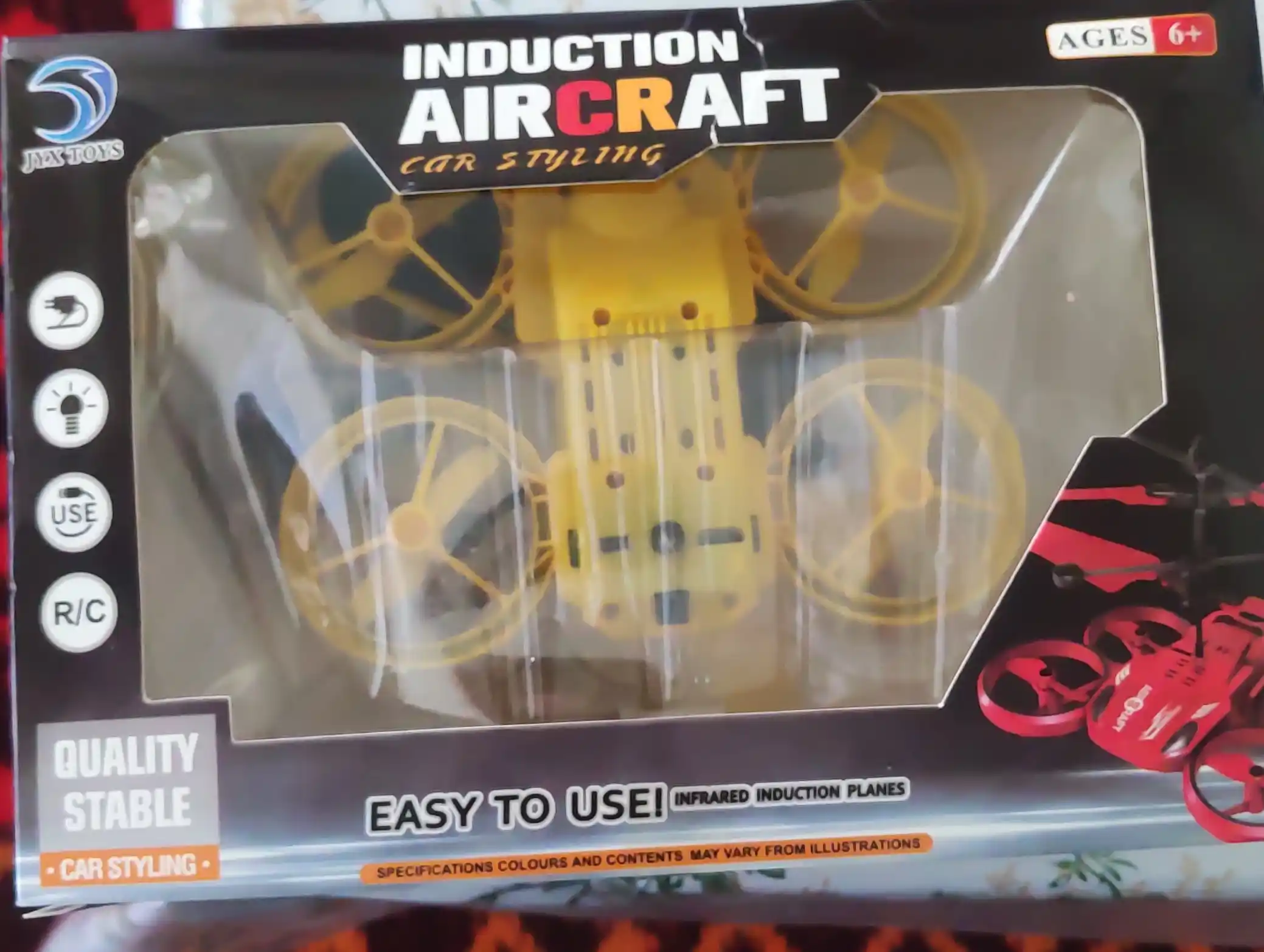 Sensorli boshqaruvli uchuvchi o'yinchoq vertolyot, dron, USB zaryad, bolalar uchun