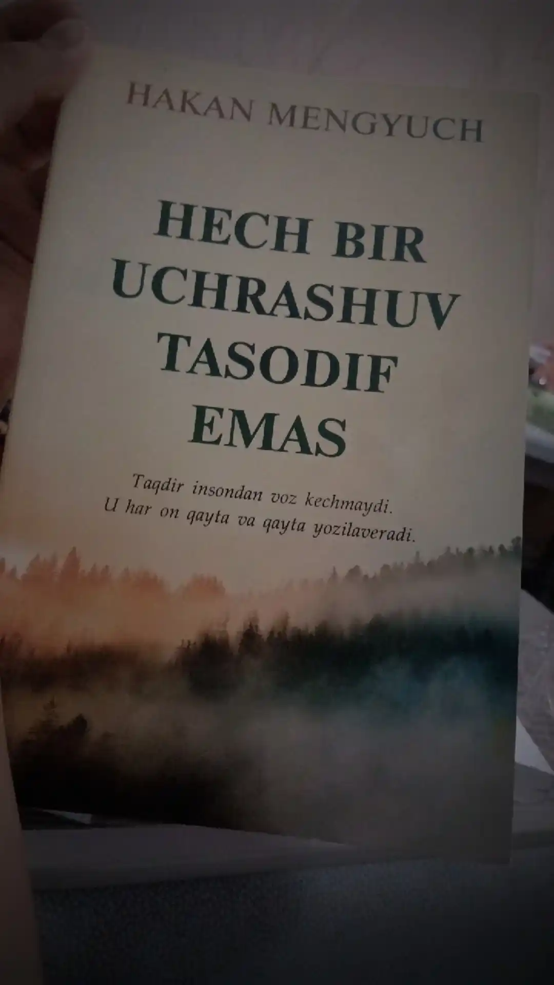 Hech bir uchrashuv tasodif emas — Hakan Mengyuch, o‘zlikni anglash haqida asar