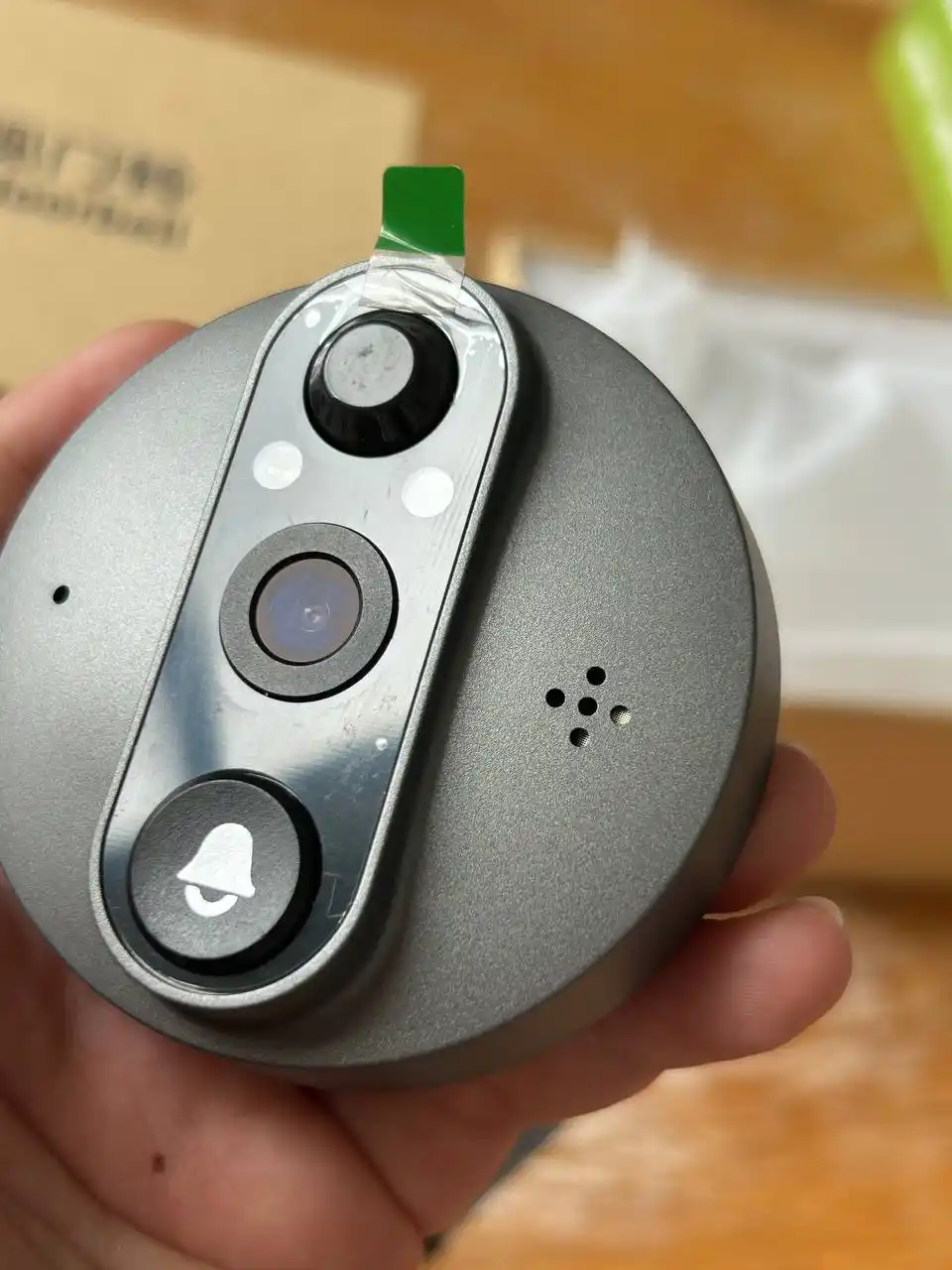 Eshik teshigi, sensorli ekran, Wi-Fi, kamera, EZVIZ, DP2, 3MP