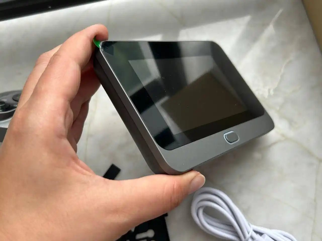 Eshik teshigi, sensorli ekran, Wi-Fi, kamera, EZVIZ, DP2, 3MP