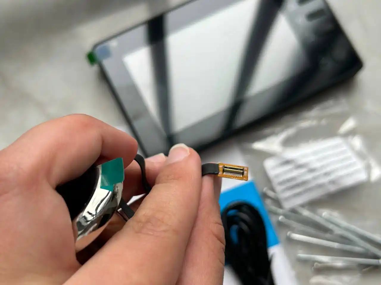 Monitor bilan simsiz kirish eshigi uchun video ko'z