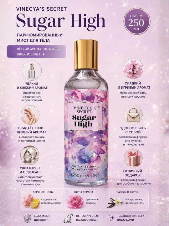 Парфюмированный мист для тела Vinecya’s Secret - 