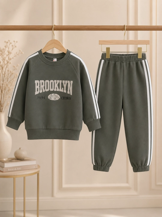 Детский спортивный костюм Brooklyn 1–3 года, мягкий дышащий комплект для мальчика - 