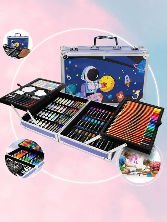 ArtMaster U147 alyuminiy chamadonida 147 ta Unicorn buyumini chizish to‘plami - 