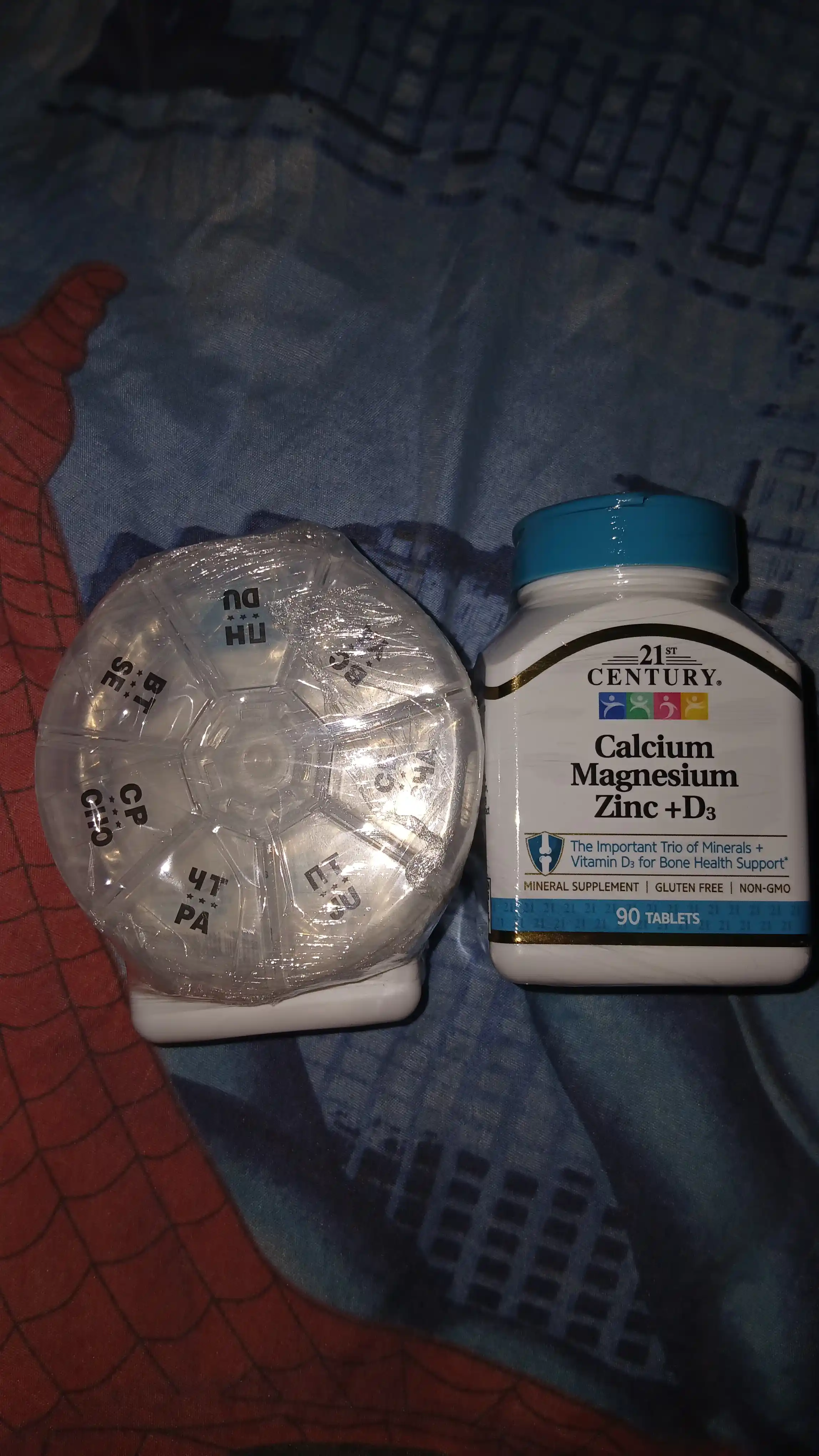 Cal Mag Zinc + D3 21st Century 90 dona + Sovg'a: 4 tasi 1 da Tabletnitsa AQSh