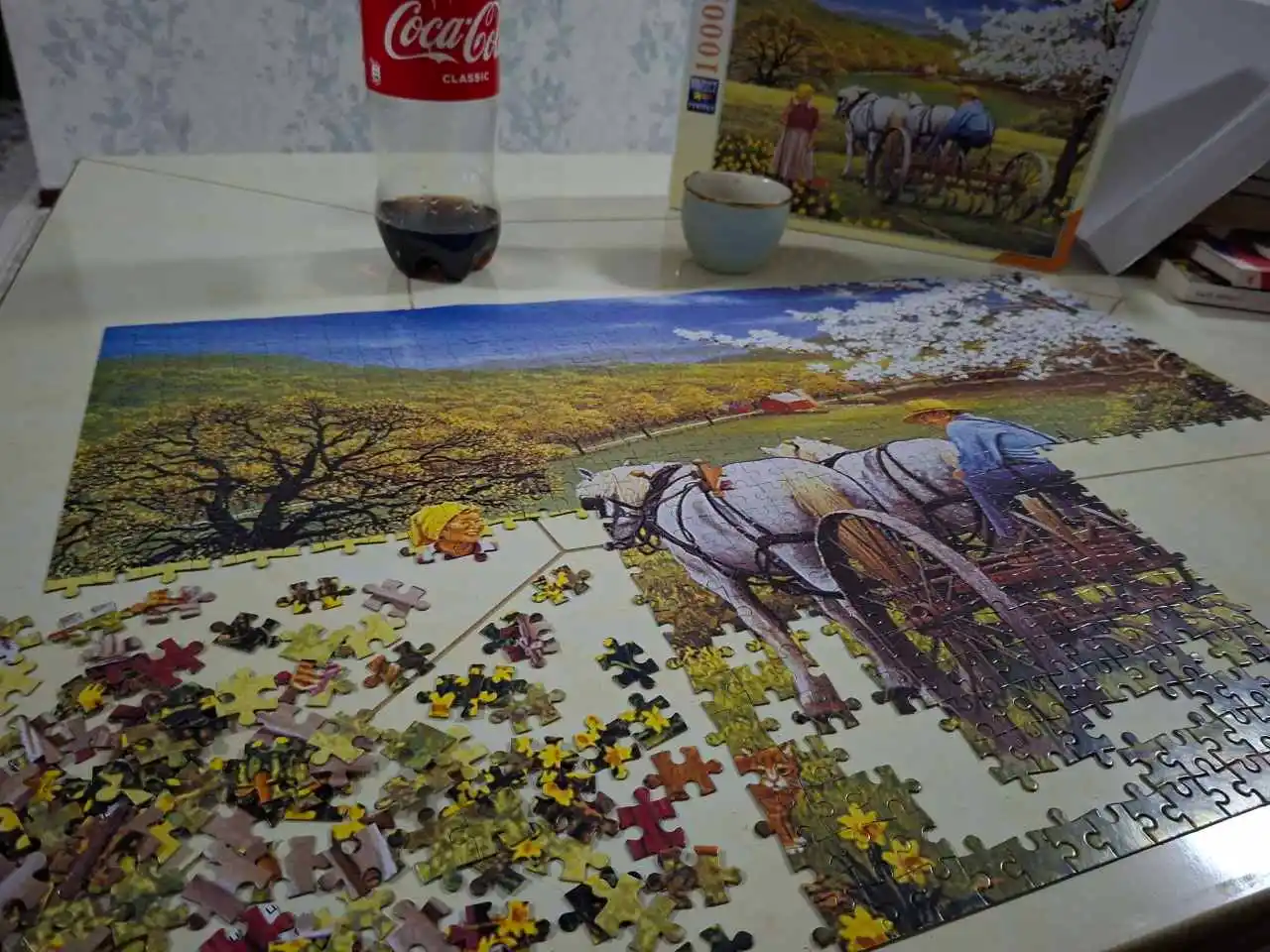 Jigsaw Puzzle пазл 1000 деталей, 50x75 см, для детей и взрослых