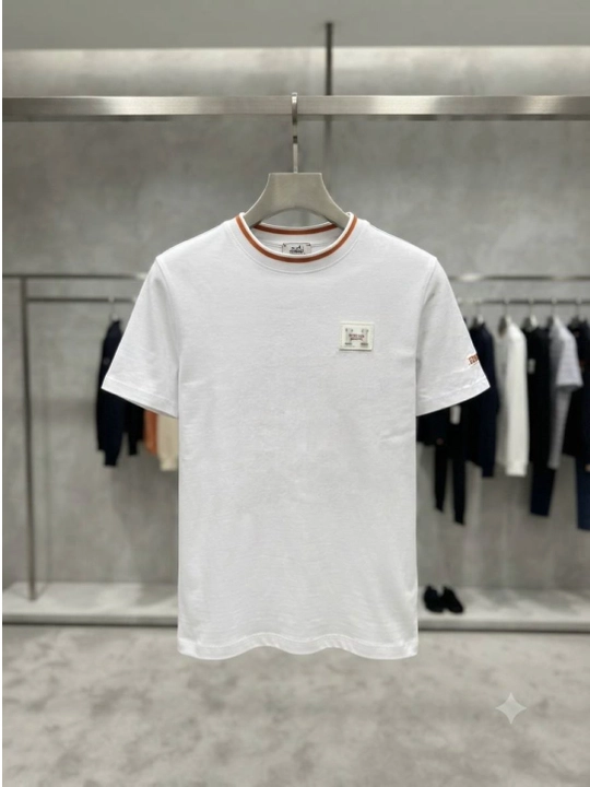 Erkaklar uchun "Hermès Paris" futbolkasi, 100% paxta