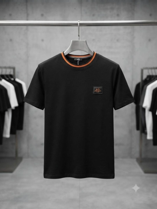 Erkaklar uchun "Hermès Paris" futbolkasi, 100% paxta