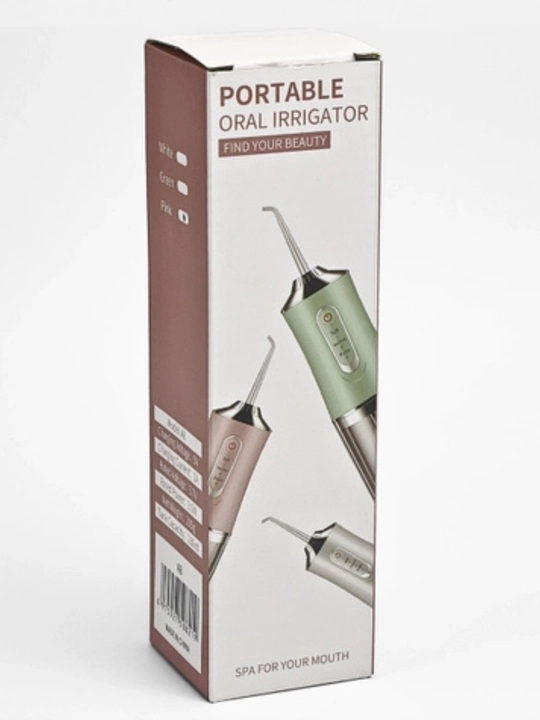 Портативный ирригатор для полости рта, беспроводной, 3 режима, USB, 4 насадки, 230 мл