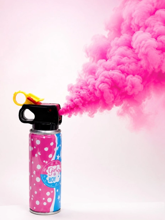 Gender Reveal Spray пушка для гендер пати розовый и синий порошок для Baby Shower - 