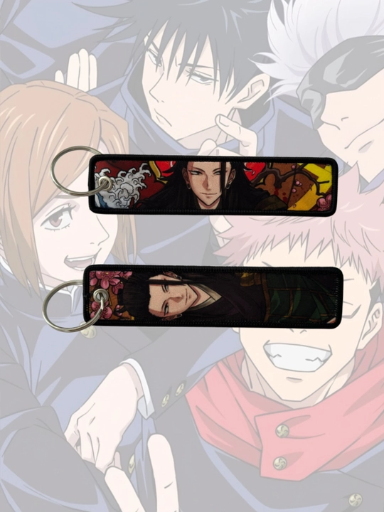 Jujutsu kaisen брелок-жетон, тканевый ремешок для ключей, аксессуар на сумку и рюкзак - 