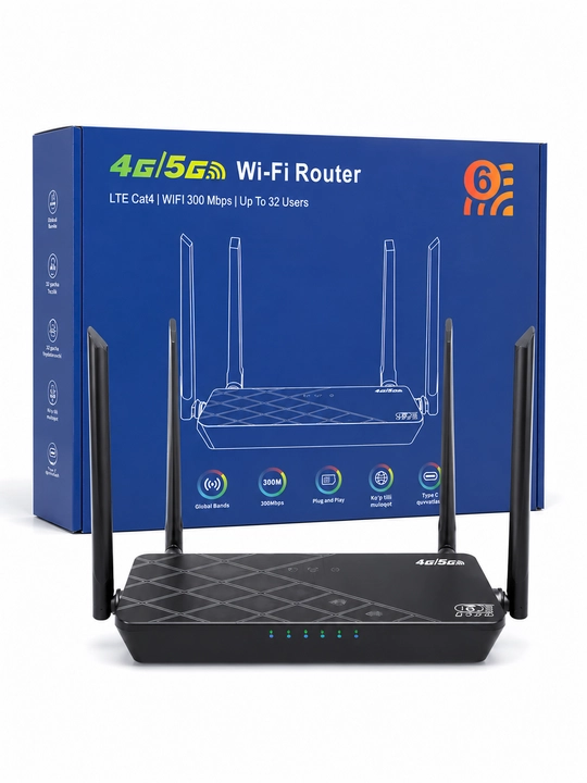 Wi-Fi роутер Tenda F3 N300 300 Мбит/с, 3 антенны, 2,4 ГГц