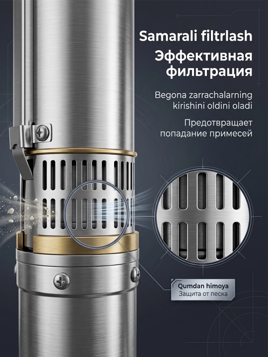 MOON 1.1 кВт скважинный насос погружной насос для воды центробежный