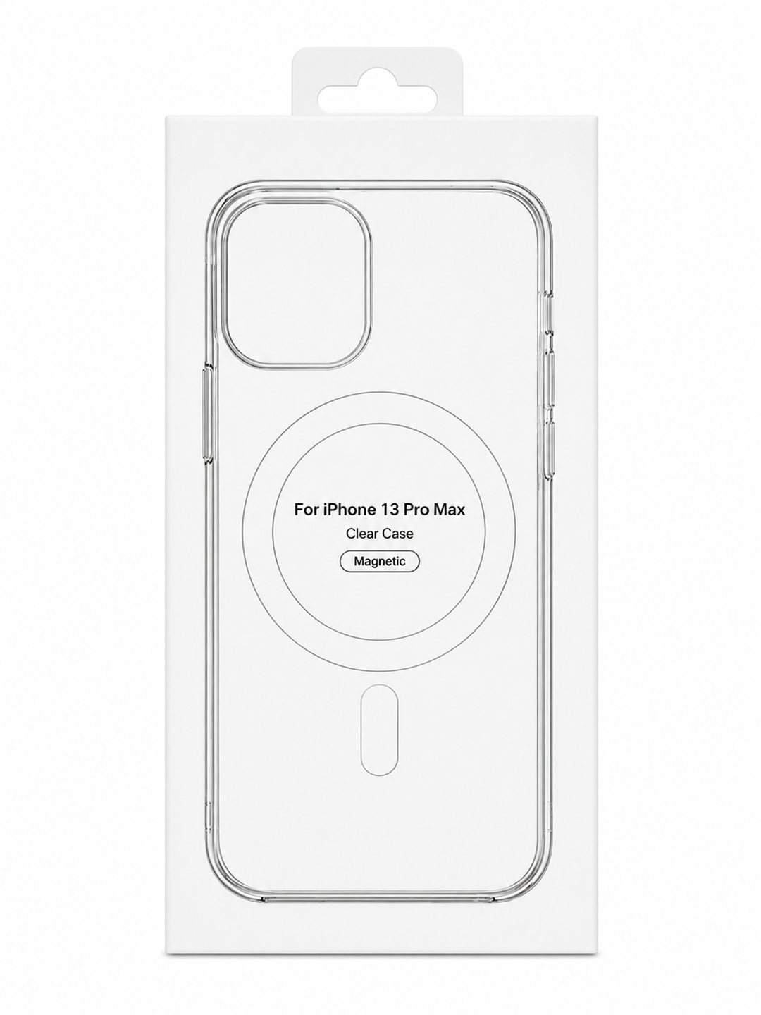 IPhone 13 Pro Max shaffof chexol, MagSafe magnitli, zarbga chidamli