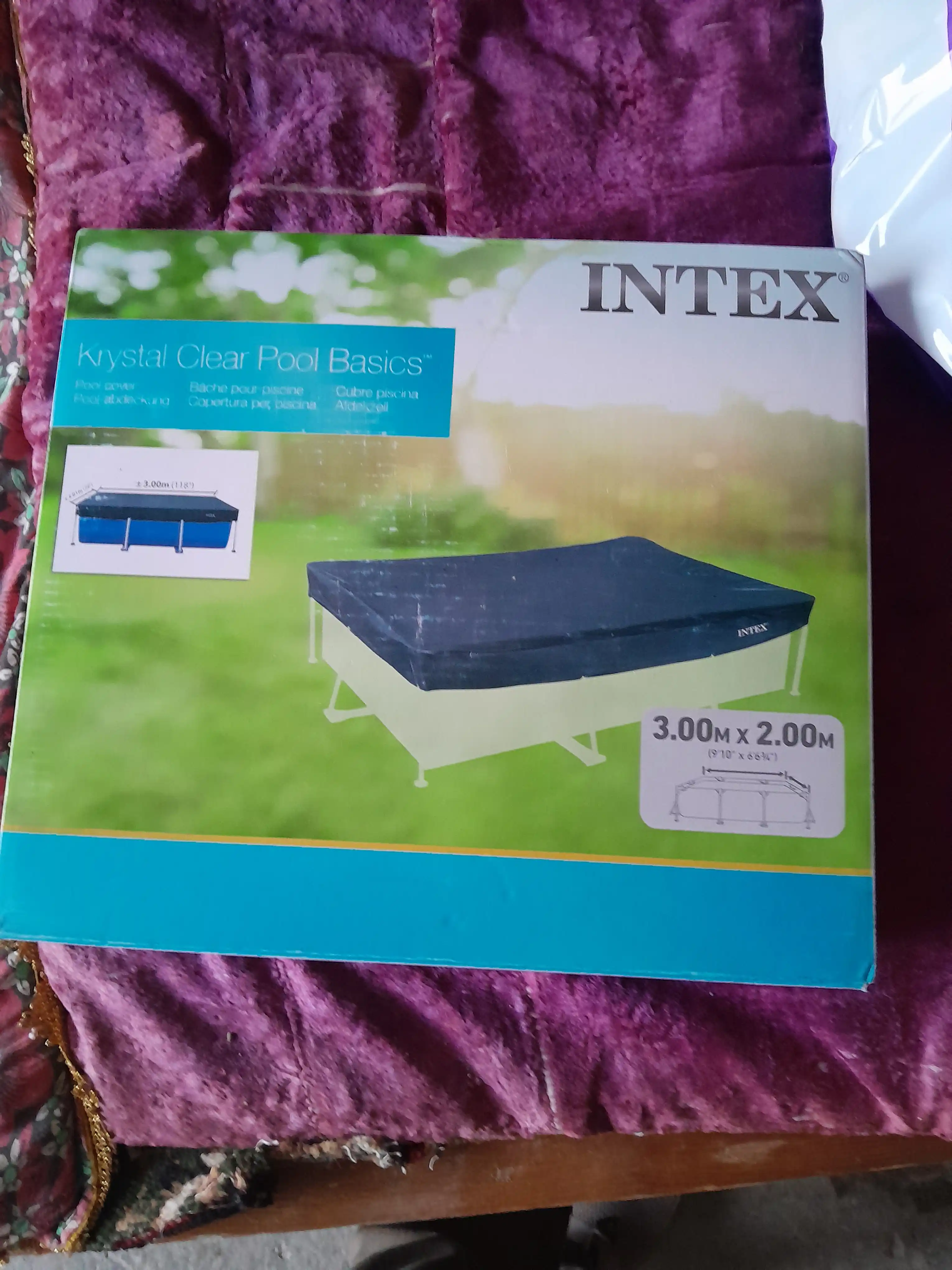 Intex basseyn uchun tent-chexol 300x200 sm/305 sm, himoya qoplamasi, yopqich