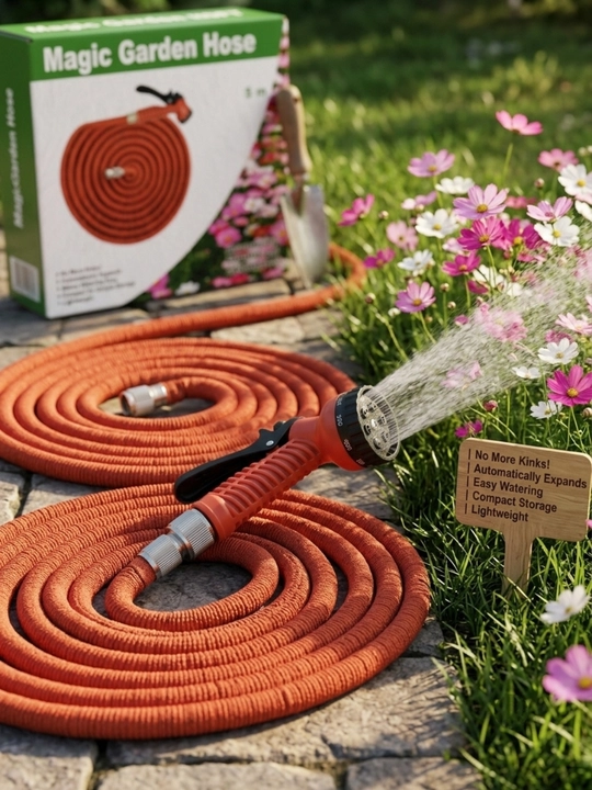 Sug'orish shlangi Magic Hose 50FT, 5-25 metr, avtomatik kengayuvchi