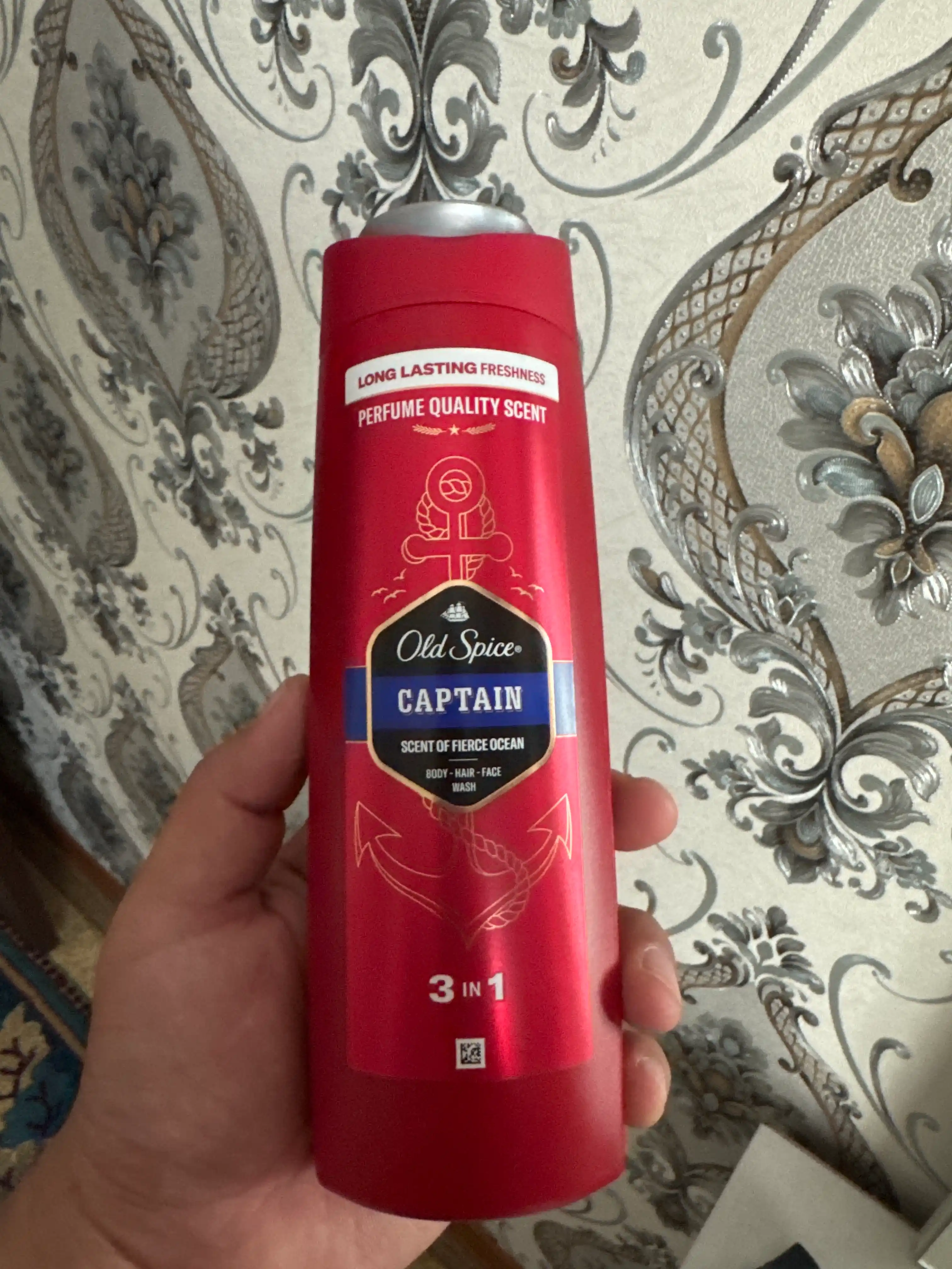 OLD SPICE Gel dush uchun 3 tasi 1 da Captain, 400 ml
