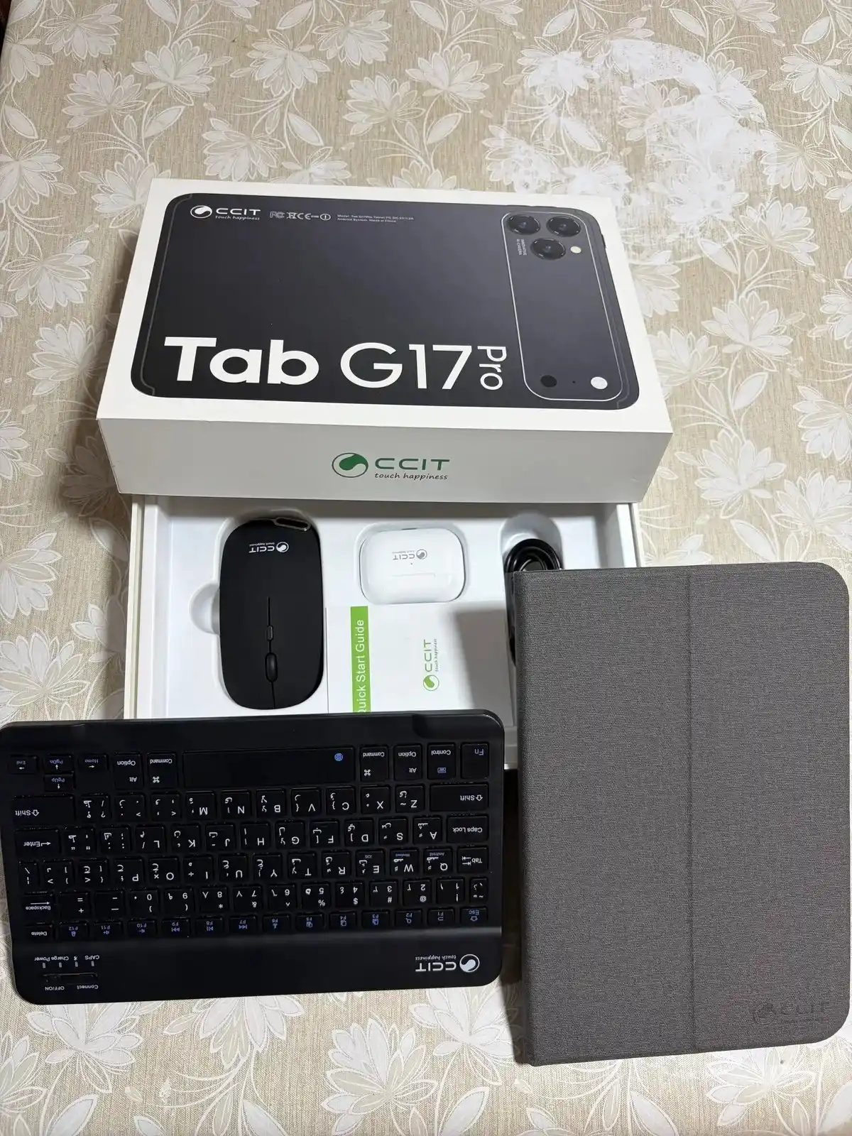Смарт-планшет CCIT Tab G17 Pro — память 16 ГБ / 1 ТБ, интернет 5G, поддержка 2 SIM-карт