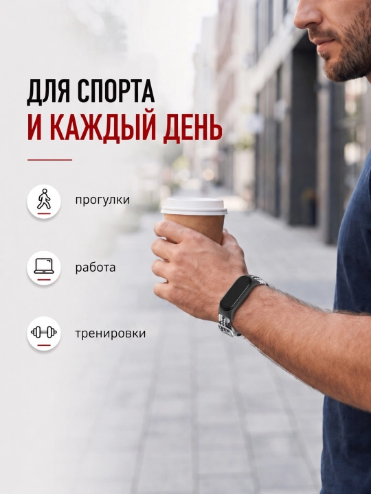 Xiaomi Mi Band 7, 6, 5, 4, 3 uchun neylon to‘qilgan almashtiriladigan tasma