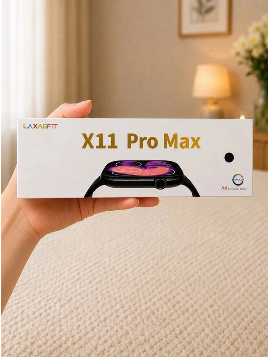X11 Pro Max smart soati Bildirishnomalar, qo‘ng‘iroqlar va sport rejimlari bilan Bluetooth
