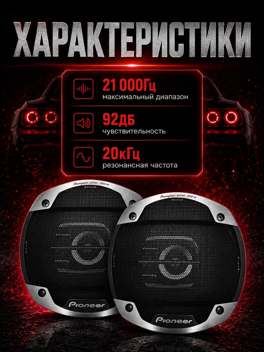Avtomobil kolonkasi, Pioneer TS-G1610F-2 / TS-G1620F-2