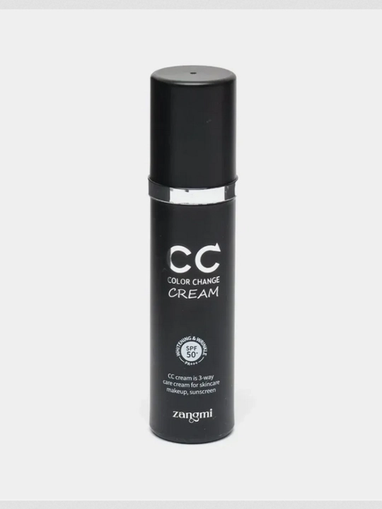 СС крем Zangmi для лица с SPF 50+ PA+++, подстраивающий под цвет лица, 50 г