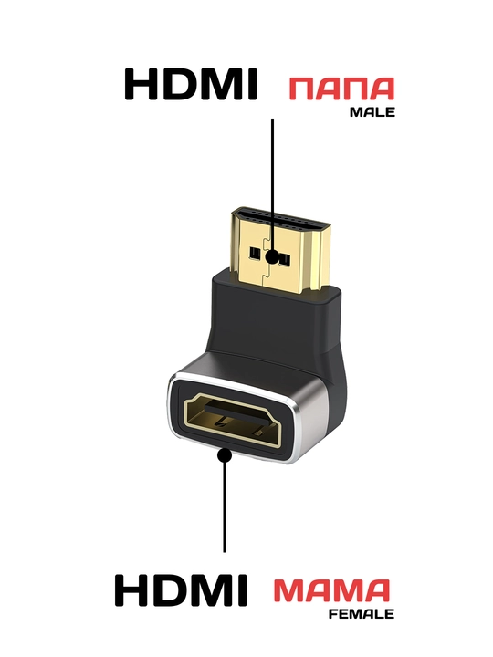 HDMI, Mini HDMI va Micro HDMI adapteri, HDMI 2.1, 8K UHD, HDR, 48 Gbit/s gacha